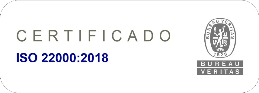 Certificado ISO 22000:2018 — Bureau Veritas