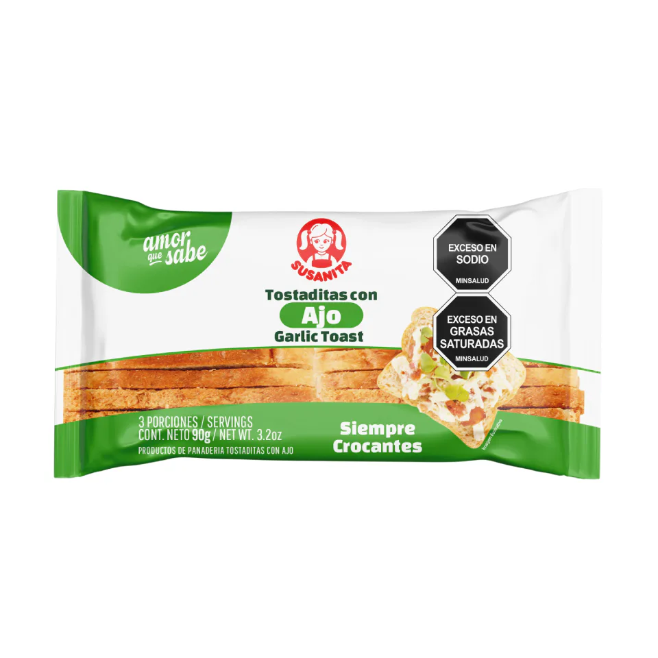 Tostaditas de Ajo 90G